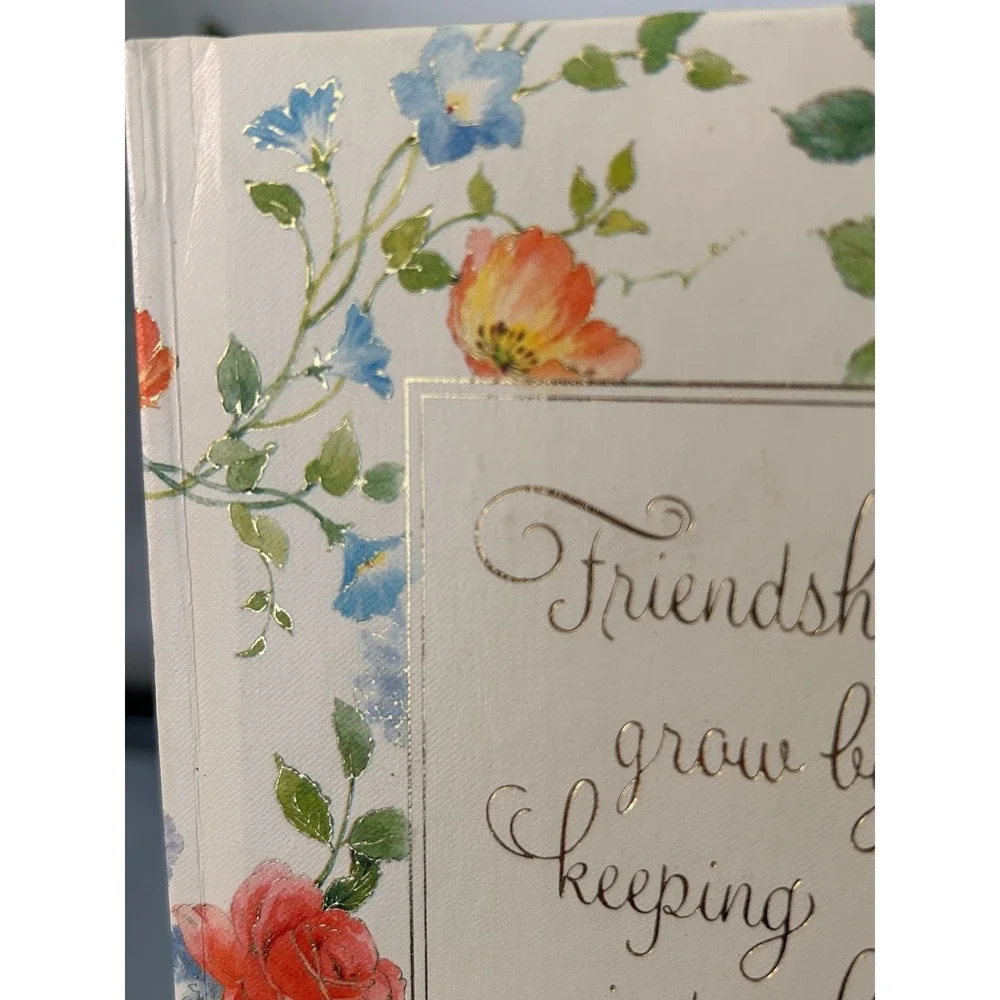 Vintage 1980 Hallmark Floral Address Book 